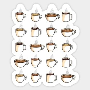 Coffee Time Mugs Sticker